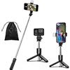 XIHAMA Treppiede per selfie stick con luce, 4 in 1 portatile con telecomando wireless rimovibile,compatibile con iPhone 16/15 Pro Max/15/14 Pro/14/13, GoPro, Samsung, LG, Google