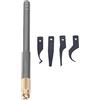 Lylithuif BGA Chip Repair Blade Set Ultra Shin in lega Strumento di rimozione della CPU IC CPU per la riparazione della scheda scheda Materiale SK5 4 lame incluse (1 pacchetto)