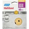 Norton 49223 12,7 cm 8 hole P80 Hook and loop Discs, 25-pack by Norton Co.