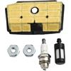 DORFEY Adatto for sostituire for Langle for grandi accessori. Accessorio sostituisce 1137-120-1600. Kit di sostituzione del filtro del carburante. Filtro dell'aria.