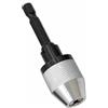 TopHomer Punta per mandrino da 6,3 mm, adattatore per micro trapano, senza chiave, a cambio rapido, strumento di conversione per mandrino da 0,3-6,5 mm, per smerigliatrice elettrica utensile rotante (argento)