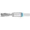 PFERD 43298008 SINGLETWIST - Spazzola a pennello intrecciata PBGS | Ø 10 mm gambo ø 6 mm acciaio inox ø 0,20 - per levigatrice dritta, trapani, onde piegate