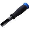 ACTINPANT 1pc Scalpello Ad Angolo Retto In Acciaio Al Cromo Vanadio TPR Maniglia Quadrato for La Lavorazione Del Legno Taglio Di Scanalature