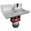 Generico Router Lift System, Anti-Rust Wood Router Hoist Kit With Clear Scale Base, Height Adjustment Tool, Perfect For Woodworking And Engraving Machines, Clear Plate Marking For Easy Measurements