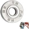 Generic Piastra di pressione di serraggio per smerigliatrice angolare, strumento di serraggio rapido, flangia resistente in acciaio al carbonio da 3 x 3 x 1 cm, piastra di macinazione resistente all'usura per