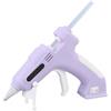 ANGGREK Pistola Colla a Caldo Senza Fili con Stick di Colla Ad Alta Adesione e Batteria 2000mAh per Lavori Manuali e Riparazioni Viola