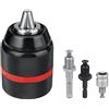 Nicfaky Metallo 13 mm Trapano chiave mandrino esagonale/SDS/presa quadrata adattatore hardware strumento professionale