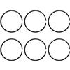 DORFEY Anello pistone da 40 mm x 1,5 mm adatto for H-u-s-q-v-a-n-a 41 141 LE 142 E 136 137 for artigiano Poulan 2500 2600 PP255 for motoseghe J-0-n-s-e-r-e-d 2036 CS 2040