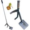 EGZASDI Estrattore per pali a T, Estrattore for alberi con bordo seghettato da 132 cm for rimuovere le erbacce dagli steli degli alberelli