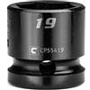 Capri Tools Bussola a percussione tozza da 19 mm, attacco da 1/2, 6 punti, metrica