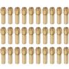 QUARKZMAN 30 Pezzi Mandrini in Ottone 2,4 Mm Set di Punte per Trapano