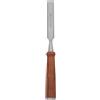 Gatuida Scalpello per Intaglio Legno a Punta Piatta 19 MM con Impugnatura Passante in Acciaio Utensile Professionale per Lavorazione Artigianale con Scatola Portaoggetti per Falegnami e