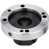 FBFTGMRMTA Mini flangia a quattro assi, pinza for cartuccia, 0,005 mm ER16 ER50 ER25 ER32 ER40 Mandrino 45/80 mm 100/125 mm Mandrino di fissaggio for utensili for tornio CNC(ER40-D100 7Holes)