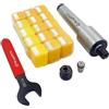 Buyohlic ER11 - Set di 15 pinze da 1 mm a 1/8 (centro girevole con chiave inglese) (cono Morse MT2)