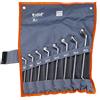 Extol Premium Set di 8 chiavi ad anello, 6-22 mm