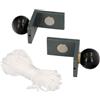 WOLFPACK Set angolari magnetici per righelli 40 x 40 mm. Livello Parete, Livellatore Parete.