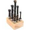 Floolinct Kit di barre di alesatura con gambo F1 9 pezzi 12 mm Barre con punta in metallo duro per varie attività di alesatura