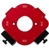 BildeeMait Modello di router per layout accurato del raggio di raccordo nella fabbricazione di armadi e fabbricazione del legno R10 R15 R20 R25 R30 R35 R40 R50 (A)