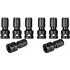 Oikabio 8 pz adattatore a impatto 1/2 unità quadrata a 1/4 adattatore a presa esagonale convertitore mandrino a sgancio rapido per chiave a cricchetto
