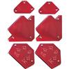 Generic Magneti di saldatura, posizionatore di saldatura ad angolo fisso, Kit fisso di saldatura a triangolo, Accessori per saldatura del design di tenuta del bordo verticale per galleggiante, applicazioni di