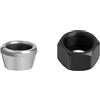Oxxggkao 6/6.35/8/9.52/10mm Macchina Per Incisione Mandrino Dado M17 Vite Dado In Acciaio Maniglia di Conversione Router Elettrico Bit Accessori