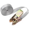 HLHLH Cinghia di fissaggio a cricchetto da 10 m, resistente all'usura, regolabile, portatile, for il trasporto carichi, auto e moto(Gray)