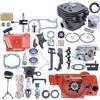 DORFEY Kit di ricostruzione del motore del cilindro del pistone del basamento adatto for h-u-s-q-v-a-r-n=a 372 371 365 362 50MM Sostituisci l'OEM for 503 62 68-76