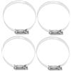 VILLFUL Set 4pezzi Morsetto Stringitubo in Metallo per Condotte 2 Pollici, senza Danni ai Condotti, per Piscina