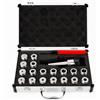 unkonwcy Set di pinze per attrezzi con scatola di immagazzinaggio e scatola per fresatrice Milling Tools Shank Collet Chuck Spanner + scatola di stoccaggio da 21 pezzi