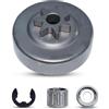 VBHGUYC Kit di clip for rondella cuscinetto ruota dentata tamburo frizione da 3/8 adatto for motosega MS311 MS391 Sostituisci 11296402000
