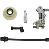 GTWSQQ Kit pompa olio for motosega cinese 4500 5800 45CC 52CC 58CC Coperchio pompa Ingranaggio a vite senza fine Coperchio pompa olio Filtro olio Tubo olio(A)