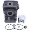 LIWaaGe Adatto for motosega MS250 MS230 025 023 Kit cilindro pistone albero motore marmitta di scarico da 42,5 mm 11230201209 11230300408(6)