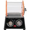 CDZHLTG Macchina Lucidatrice per Gioielli 45W, Capacità 3 kg Tamburo Rotativo, 5 Velocità Regolabili + Timer, Rotary Tumbler per Lucidatura, Sbavatura ed Eliminazione dell'Ossido dai Metalli
