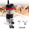 Jolre Fresa a mano elettrica, trimmer a mano, fresa superiore, router, Edge Router, Wood Edge Trimmer, Router Multi-Purpose Router, Edge Forming Machine, 800 W 1/4.