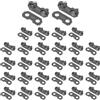 Hariendny Set di 30 connettori per riparazione catena per motosega da 1 cm, accessori per kit di riparazione catena per motosega, kit di riparazione per catene in acciaio inossidabile, cinghie preimpostate per