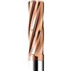 XWTOOL Alesatore for flauto a spirale rivestito in metallo duro H7 Chucking Fresa for metallo in acciaio temprato Flauto dritto 4/6 Flauto Utensile CNC 1mm-20mm (Size : Spiral Flute, Color : 2.2mm)