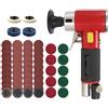 AXADD Lucidatrice Smerigliatrice angolare pneumatica Lucidatrice pneumatica a 90 gradi Rettificatrice da 2 pollici con kit di utensili for dischi abrasivi Aumenta la tua efficienza ( Color : Set2 , Size : 0