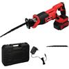 WOLFPACK LINEA PROFESIONAL Sega De Sable 20V Batteria 4Ah Cambio rapido della lama. Legno 100 mm. / Acciaio 6 mm.