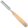 MAGICLULU Scalpello per Legno Semicerchio 18mm, Scalpello da Intaglio per Falegname, Utensile Manuale Lucidato per Lavorazione Legno Duro e Tenero, per Progetti di Intaglio e Tornitura