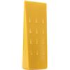 KSJOAIDDE Cuneo per abbattimento albero per tagliare alberi robusto strumenti di registrazione cuneo 20 cm giallo