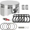 CILOYU Aggiornamento 70mm Flat Top Pistone e Anelli 25LB Valvola Molle Kit per Predator 212cc 224cc 196cc GX160 GX200 5.5HP 6.5HP Motore a Gas Mini Bike Go Kart Parti di Ricambio Ad Alta Compressione