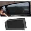 DFVOOP Tendine Parasole Auto per Dacia Duster 2018-2023, Magnetica Protezione Solare Auto Tende Oscuranti Vetri Auto, Anti-UV Visiera Finestrino Auto Accessori,2PCSRear-Window