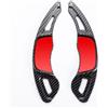 Sohini Estensione Volante per Golf 7 R Line 7.5 GTI Tiguan Sagitar Polo MK7 GTD GTE Paddle Cambio Paddle Shifter(Carbon)