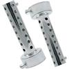 Baceyong 2 Pezzi Silenziatore Moto, DB Killer, Deflettore Tubo Di Scarico, Silenziatore Di Scarico 60mm - Argento