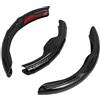 Rondrive Coprivolante in carbonio adatto per Ford F150 Ranger Bronco Sport Expedition Explorer per Mustang Mach - E, protezione antiscivolo e segmentata per ruota auto, nero