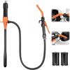IGRARK Pompa elettrica per il trasferimento, Pompa per carburante alimentata a batteria, Pompa per il trasferimento di liquidi, Pompa per benzina per taniche, Pompa per il travaso, Pompa elettrica portatile