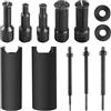 GOMETY Set di 12 estrattori per cuscinetti interni, 9 - 23 mm, per moto, per cuscinetti interni, per moto, moto, con 5 clip aperte, estrattore interno, cuscinetto a sfera