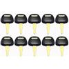 Newyuan 10pcs Hitachi H800 Excavator Ignition Key Compatible with John Deere Fiat Case Excavator Digger Industrial Plant Key H800