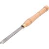 Telituny Utensile per tornio per legno Scalpello per tornio HSS Manico ergonomico Triangolo obliquo per la lavorazione del legno