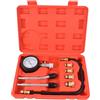 Frawacy Tester di compressione a benzina, misuratore di compressione con spessimetro e 4 adattatori M10, M12, M14, M18, misuratore di compressione di ricambio per auto, moto, camion, motore a benzina